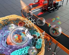 Schematic diagram of in vivo enantioselective molecular synthesis using SiJAR

CREDIT
POSTECH