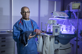 Dr. Bernard Thébaud holds a very premature baby in the Neonatal Intensive Care Unit at The Ottawa Hospital.

CREDIT
The Ottawa Hospital